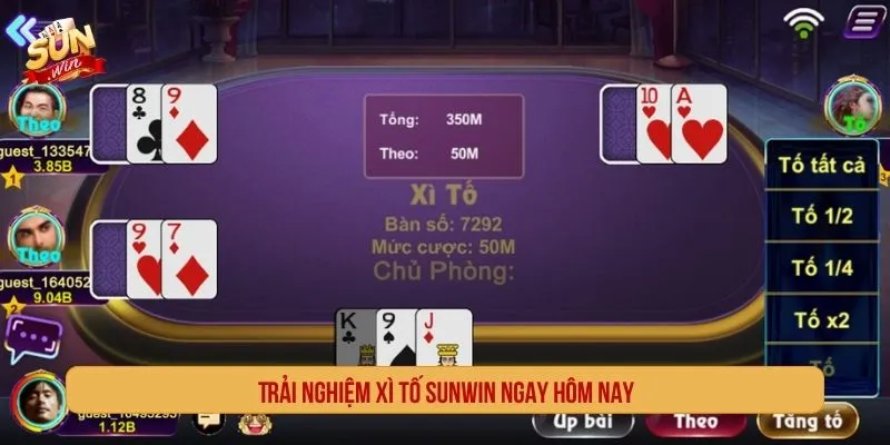 Xì Tố Sunwin - Luật Chơi, Cách Xếp Bài Và Lưu Ý Xì Tố Sunwin là trò chơi bài cần quan sát và tính toán trong từng lượt
