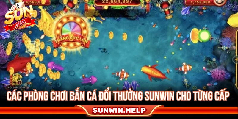 Bắn Cá Đổi Thưởng - Cách Chơi, Chọn Phòng Và Quản Lý Đạn Các phòng chơi bắn cá đổi thưởng theo từng cấp độ