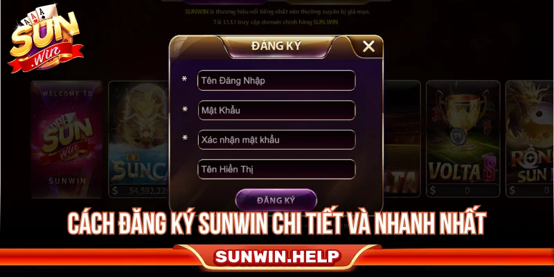 Hướng dẫn đăng ký Sunwin trên máy tính và điện thoại